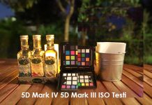 5D Mark III ve 5D Mark IV ISO Testi