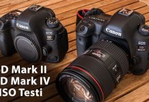 6D Mark II ve 5D Mark IV ISO Testi