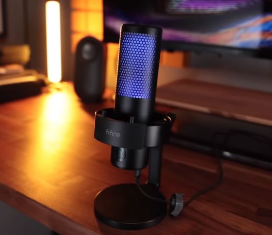 Fifine Ampligame A9 RGB USB Mikrofon