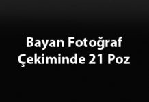 Bayan Model Çekiminde 21 Poz Örneği