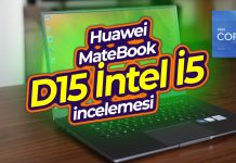 Huawei MateBook D15 İntel İ5 Detaylı İnceleme 2021