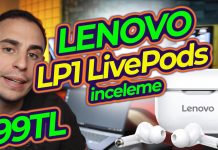 Lenovo LP1 LivePods İnceleme