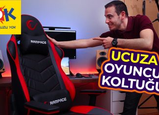 ŞOK’ta UCUZA OYUNCU KOLTUĞU – Rampage KL-R99 X-Jammer 3D Koltuk Kurulum & İnceleme